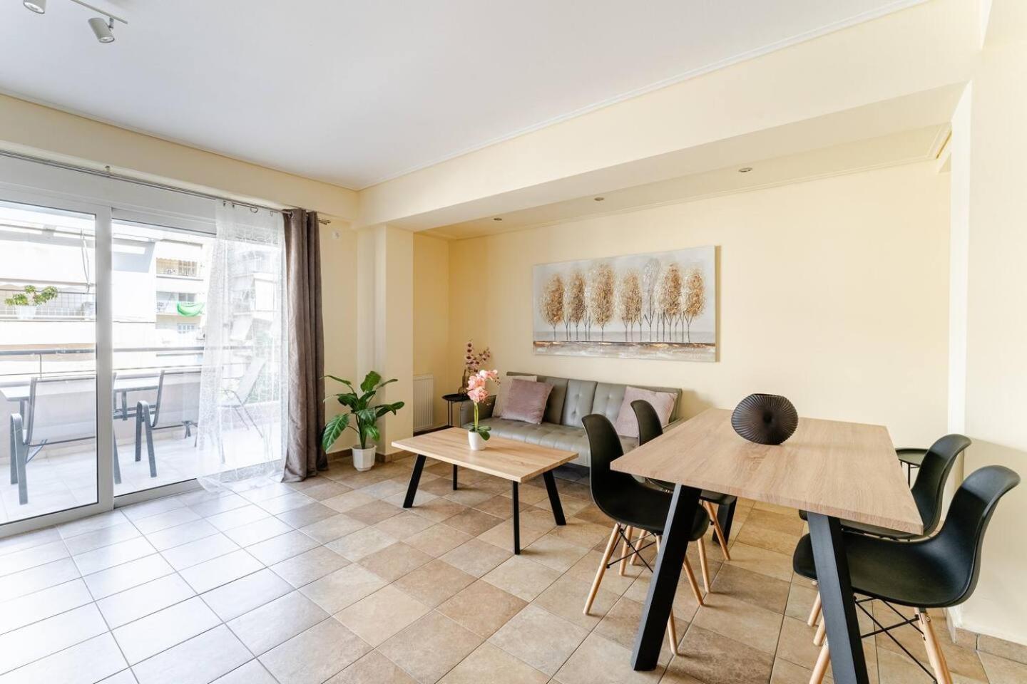 Lux & Style 75Sqm With Private Parking In Athens Apartment Bagian luar foto