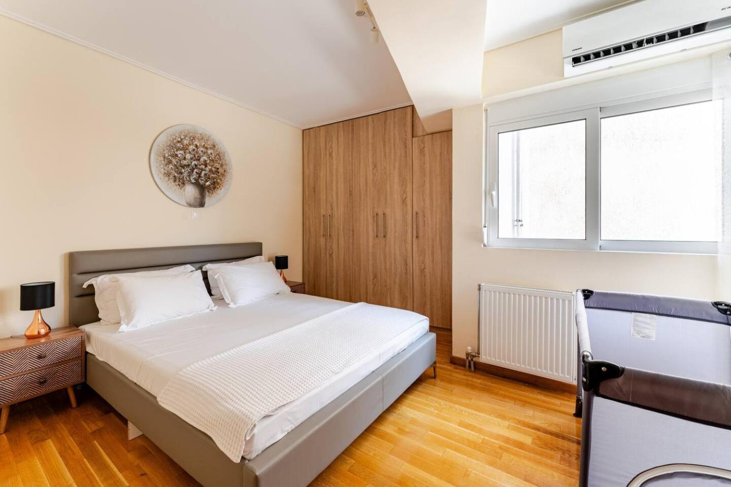 Lux & Style 75Sqm With Private Parking In Athens Apartment Bagian luar foto