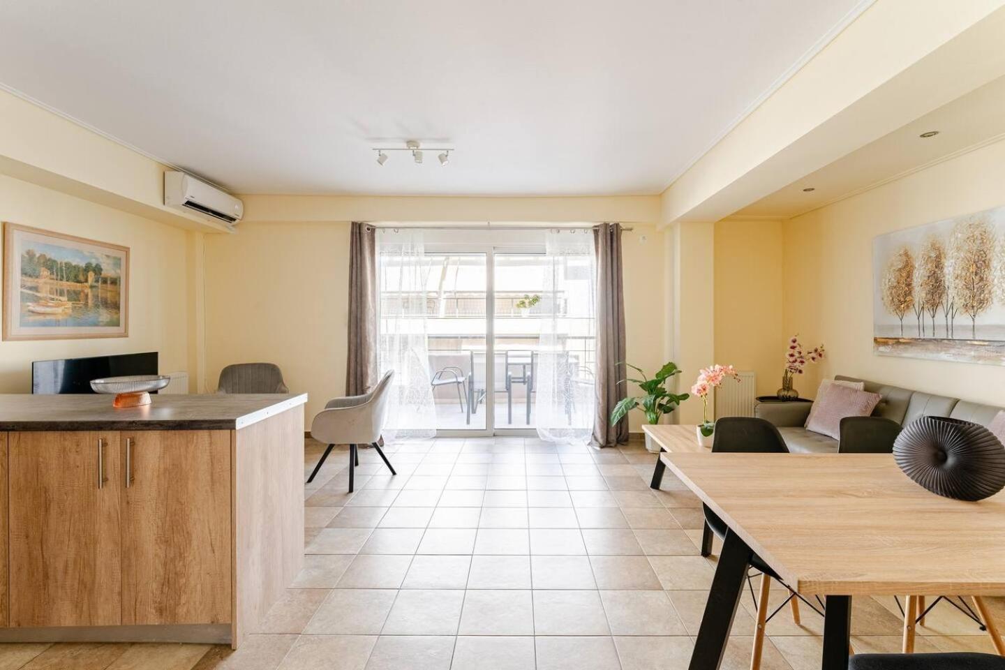Lux & Style 75Sqm With Private Parking In Athens Apartment Bagian luar foto